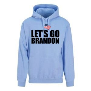 Let's Go Brandon Waving American Flag Unisex Surf Hoodie