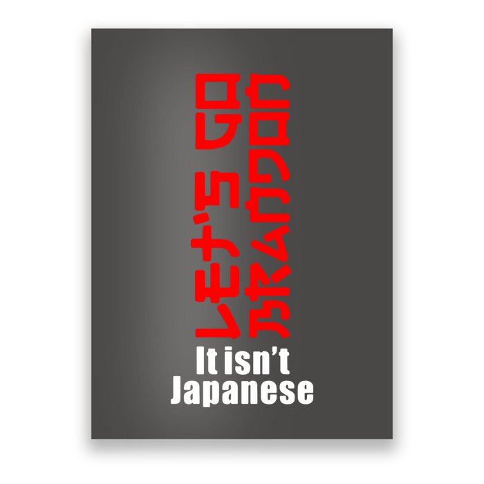 LetS Go Brandon It IsnT Japanese Poster