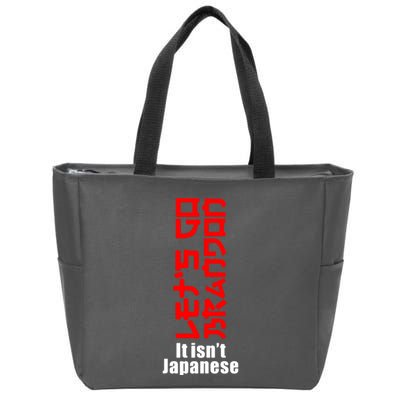 LetS Go Brandon It IsnT Japanese Zip Tote Bag