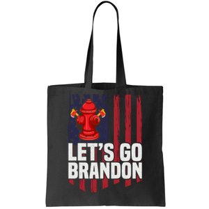 Lets Go Brandon Funny Anti Biden Us Flag Tote Bag