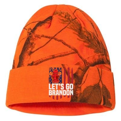 Lets Go Brandon Funny Anti Biden Us Flag Kati Licensed 12" Camo Beanie