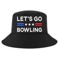 Lets Go Bowling Conservative US Flag Bowler Lucky Bowling Cool Comfort Performance Bucket Hat