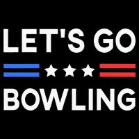 Lets Go Bowling Conservative US Flag Bowler Lucky Bowling Wool Snapback Cap