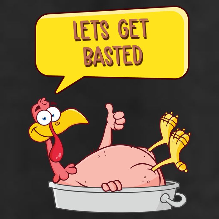 Lets Get Basted Funny Thanksgiving Turkey Adult Drive Performance Visor