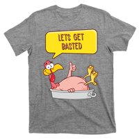 Lets Get Basted Funny Thanksgiving Turkey T-Shirt