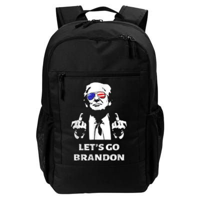 Let's Go Brandon Trump Middle Finger Daily Commute Backpack