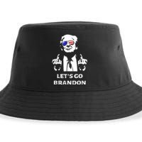 Let's Go Brandon Trump Middle Finger Sustainable Bucket Hat