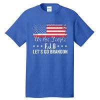 Lets Go Brandon Funny Anti Biden Us Flag Tall T-Shirt