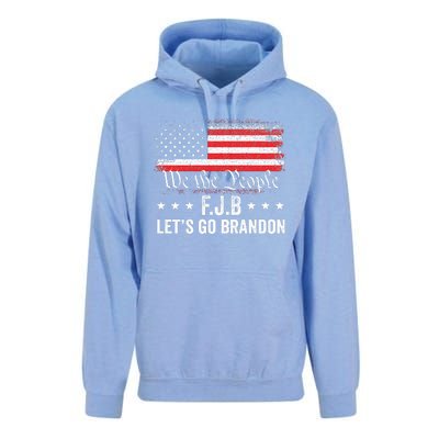 Lets Go Brandon Funny Anti Biden Us Flag Unisex Surf Hoodie