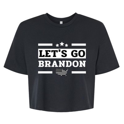 Let's Go Brandon Lets Go Brandon Lets Go Brandon Let's Go Brandon Bella+Canvas Jersey Crop Tee