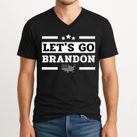 Let's Go Brandon Lets Go Brandon Lets Go Brandon Let's Go Brandon V-Neck T-Shirt