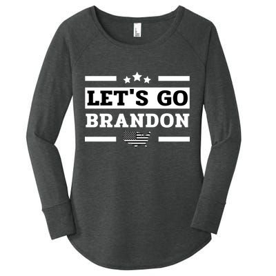 Let's Go Brandon Lets Go Brandon Lets Go Brandon Let's Go Brandon Women's Perfect Tri Tunic Long Sleeve Shirt