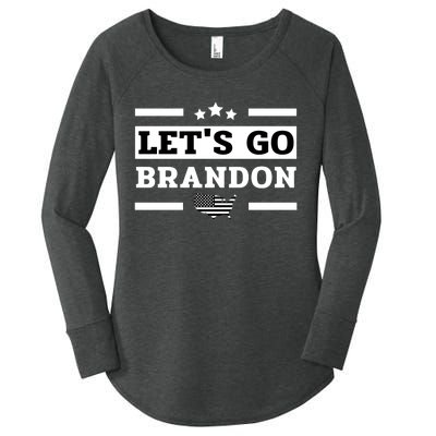 Let's Go Brandon Lets Go Brandon Lets Go Brandon Let's Go Brandon Women's Perfect Tri Tunic Long Sleeve Shirt