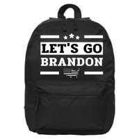 Let's Go Brandon Lets Go Brandon Lets Go Brandon Let's Go Brandon 16 in Basic Backpack