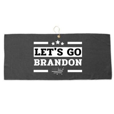 Let's Go Brandon Lets Go Brandon Lets Go Brandon Let's Go Brandon Large Microfiber Waffle Golf Towel