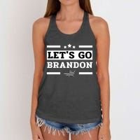 Let's Go Brandon Lets Go Brandon Lets Go Brandon Let's Go Brandon Women's Knotted Racerback Tank