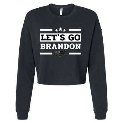 Let's Go Brandon Lets Go Brandon Lets Go Brandon Let's Go Brandon Cropped Pullover Crew