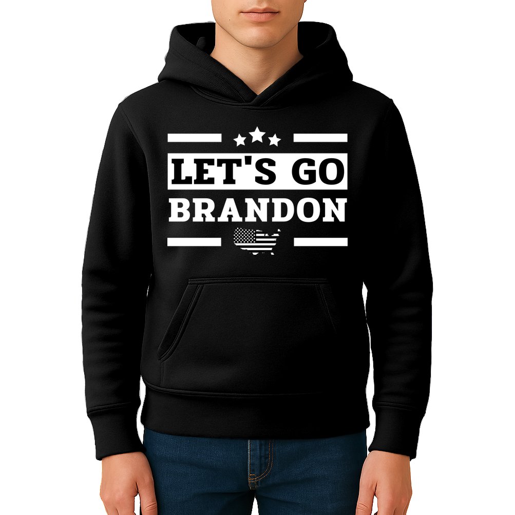Let's Go Brandon Lets Go Brandon Lets Go Brandon Let's Go Brandon Kids Hoodie