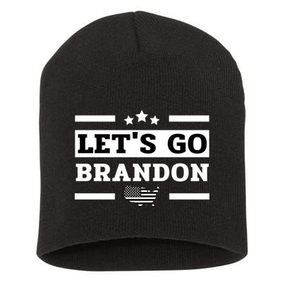 Let's Go Brandon Lets Go Brandon Lets Go Brandon Let's Go Brandon Short Acrylic Beanie