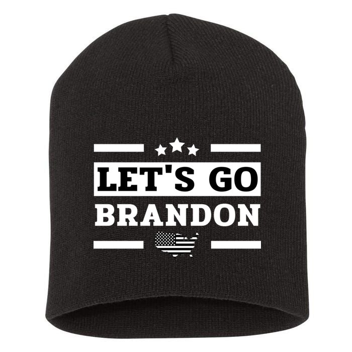 Let's Go Brandon Lets Go Brandon Lets Go Brandon Let's Go Brandon Short Acrylic Beanie