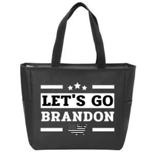 Let's Go Brandon Lets Go Brandon Lets Go Brandon Let's Go Brandon Zip Tote Bag