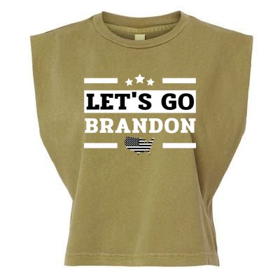 Let's Go Brandon Lets Go Brandon Lets Go Brandon Let's Go Brandon Garment-Dyed Women's Muscle Tee