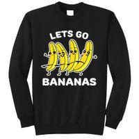 Lets Go Bananas Funny Fruit Pun Banana Sweatshirt