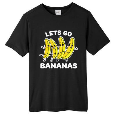 Lets Go Bananas Funny Fruit Pun Banana Tall Fusion ChromaSoft Performance T-Shirt