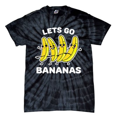 Lets Go Bananas Funny Fruit Pun Banana Tie-Dye T-Shirt