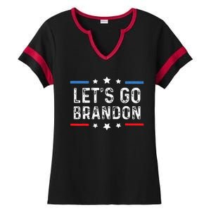 Lets Go Brandon LetS Go Brandon Ladies Halftime Notch Neck Tee