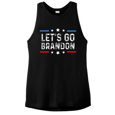 Lets Go Brandon LetS Go Brandon Ladies PosiCharge Tri-Blend Wicking Tank