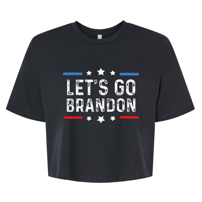 Lets Go Brandon LetS Go Brandon Bella+Canvas Jersey Crop Tee