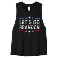 Lets Go Brandon LetS Go Brandon Women's Racerback Cropped Tank