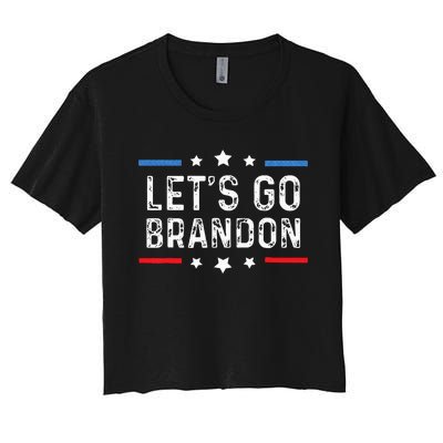 Lets Go Brandon LetS Go Brandon Women's Crop Top Tee