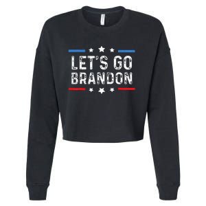 Lets Go Brandon LetS Go Brandon Cropped Pullover Crew