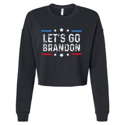 Lets Go Brandon LetS Go Brandon Cropped Pullover Crew