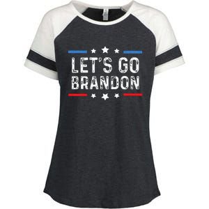 Lets Go Brandon LetS Go Brandon Enza Ladies Jersey Colorblock Tee