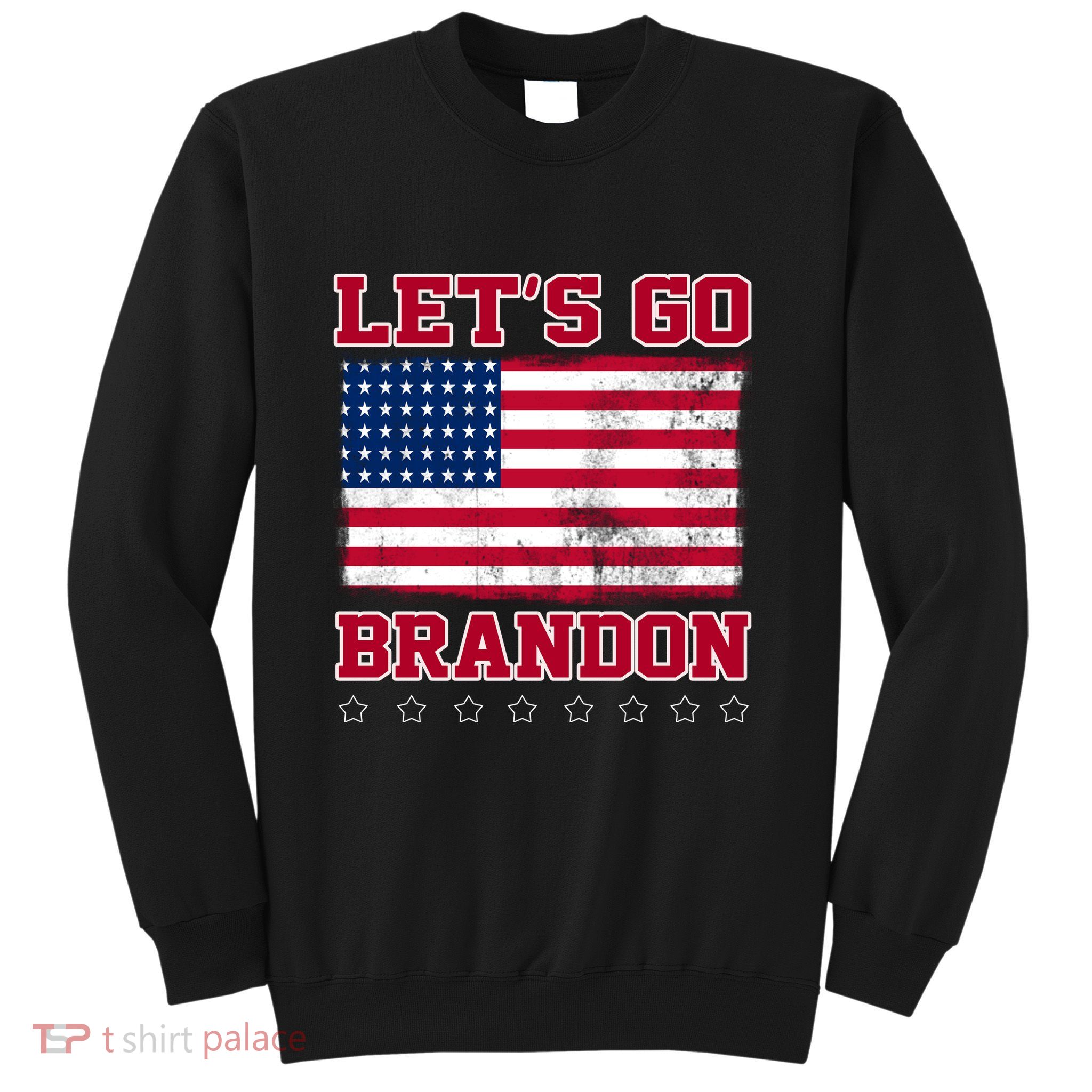 Let's Go Brandon Vintage American Flag Sweatshirt