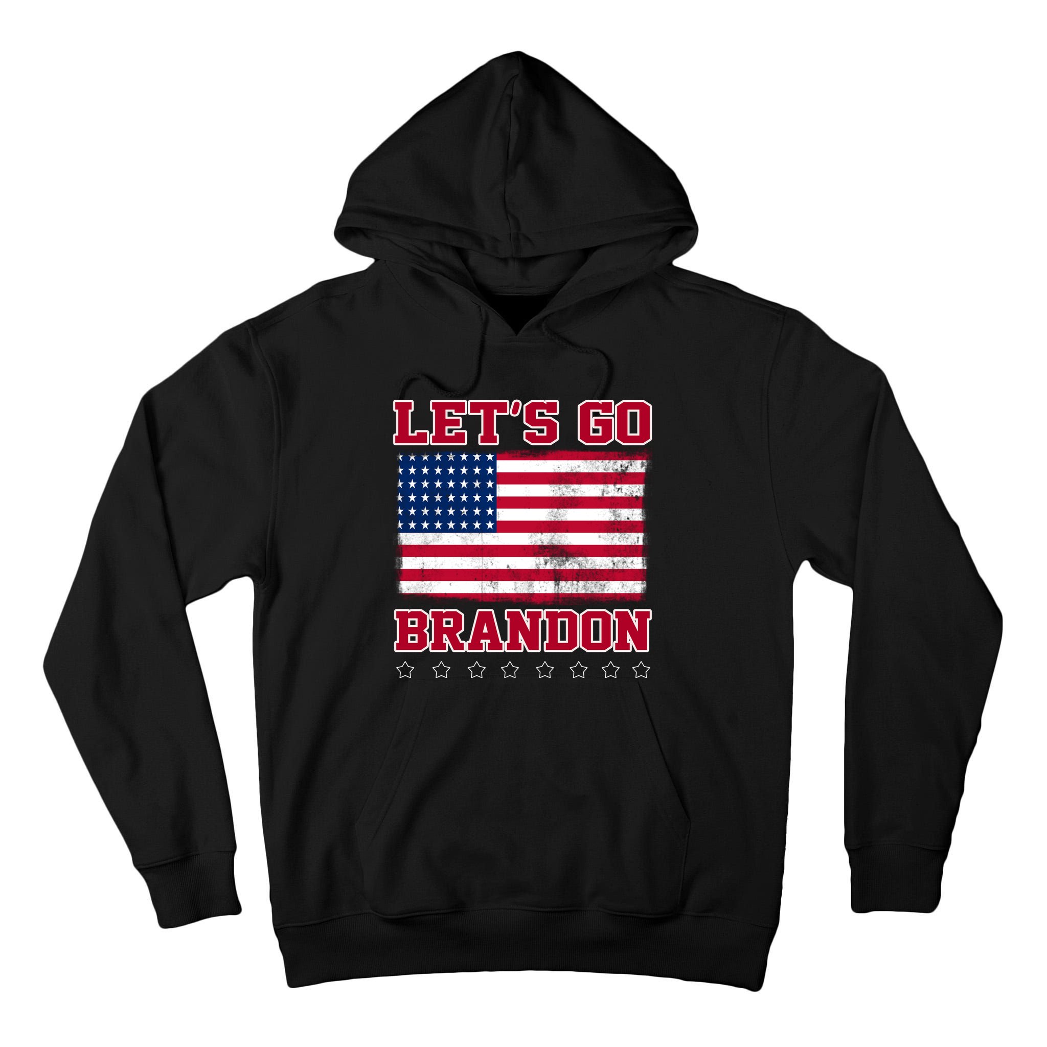 Let's Go Brandon Vintage American Flag Tall Hoodie