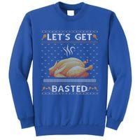 Lets Get Basted Turkey Fall Vibes Ugly Thanksgiving Sweater Gift Sweatshirt