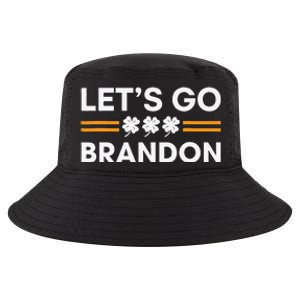 Lets Go Brandon Funny St Patrick's Day Irish Shamrock Cool Comfort Performance Bucket Hat