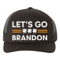 Lets Go Brandon Funny St Patrick's Day Irish Shamrock Yupoong Adult 5-Panel Trucker Hat