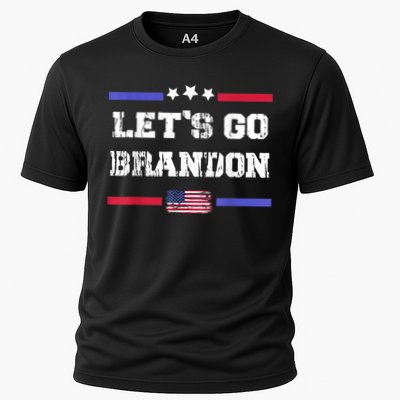 Let's Go Brandon Conservative Anti Liberal US Flag Performance Shirt