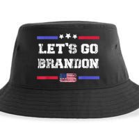 Let's Go Brandon Conservative Anti Liberal US Flag Sustainable Bucket Hat