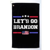 Let's Go Brandon Conservative Anti Liberal US Flag Golf Towel