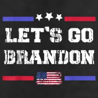 Let's Go Brandon Conservative Anti Liberal US Flag Golf Towel