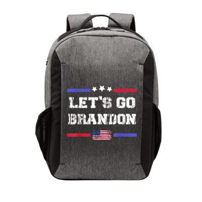 Let's Go Brandon Conservative Anti Liberal US Flag Vector Backpack