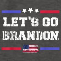Let's Go Brandon Conservative Anti Liberal US Flag Vector Backpack