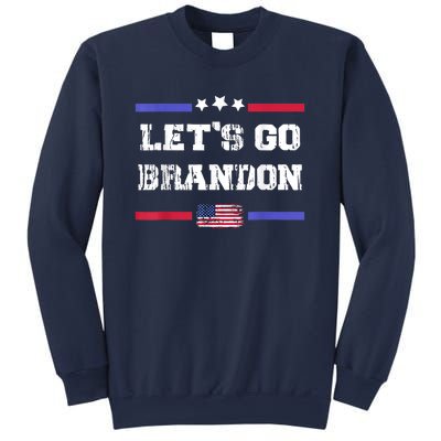 Let's Go Brandon Conservative Anti Liberal US Flag Sweatshirt