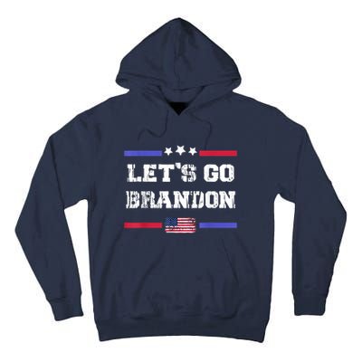 Let's Go Brandon Conservative Anti Liberal US Flag Tall Hoodie